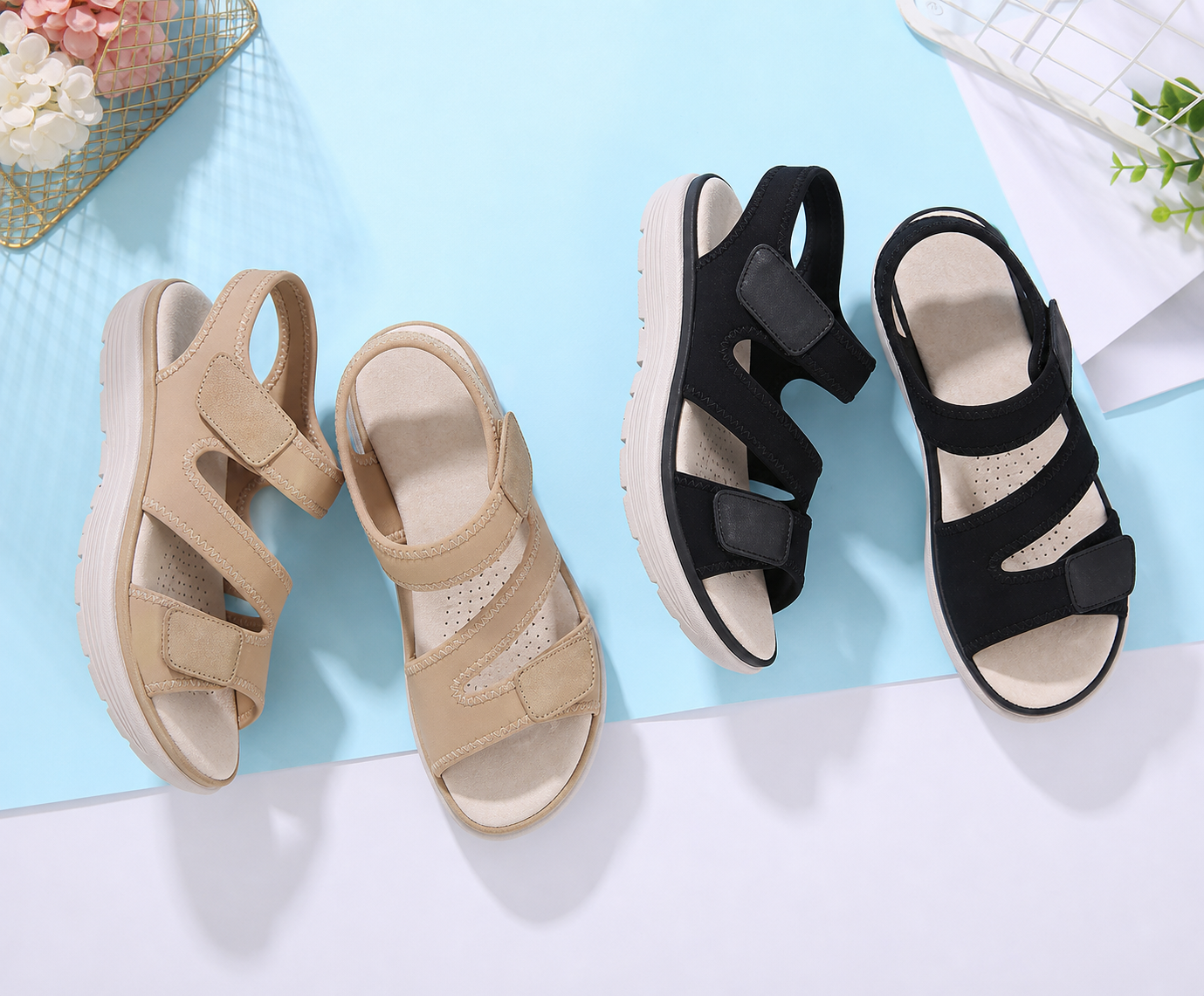 CloudStep Adjustable Comfort Sandals for Women